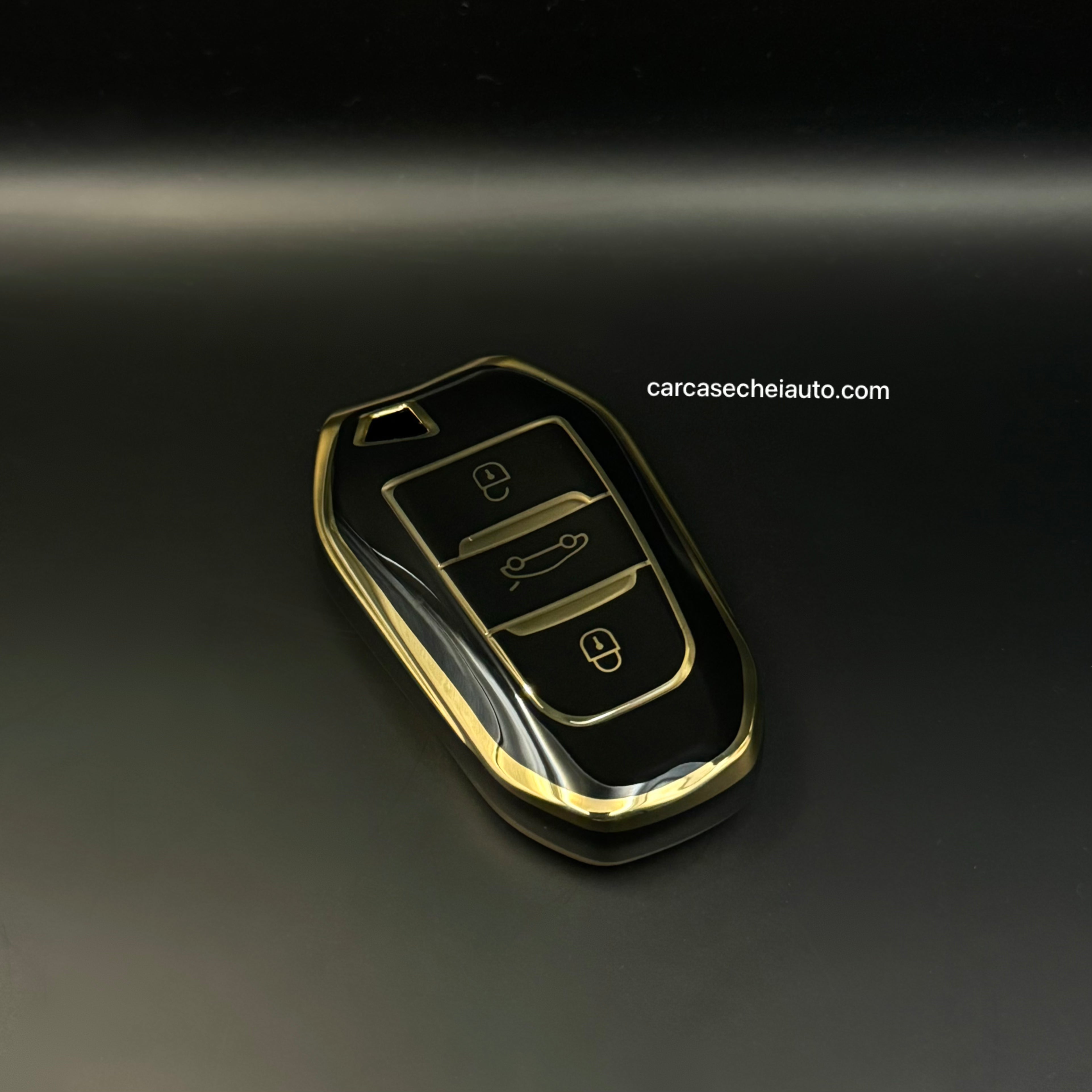 Husa Luxury Cheie Peugeot, Citroen (OFERTA 1+1 GRATIS!!!)