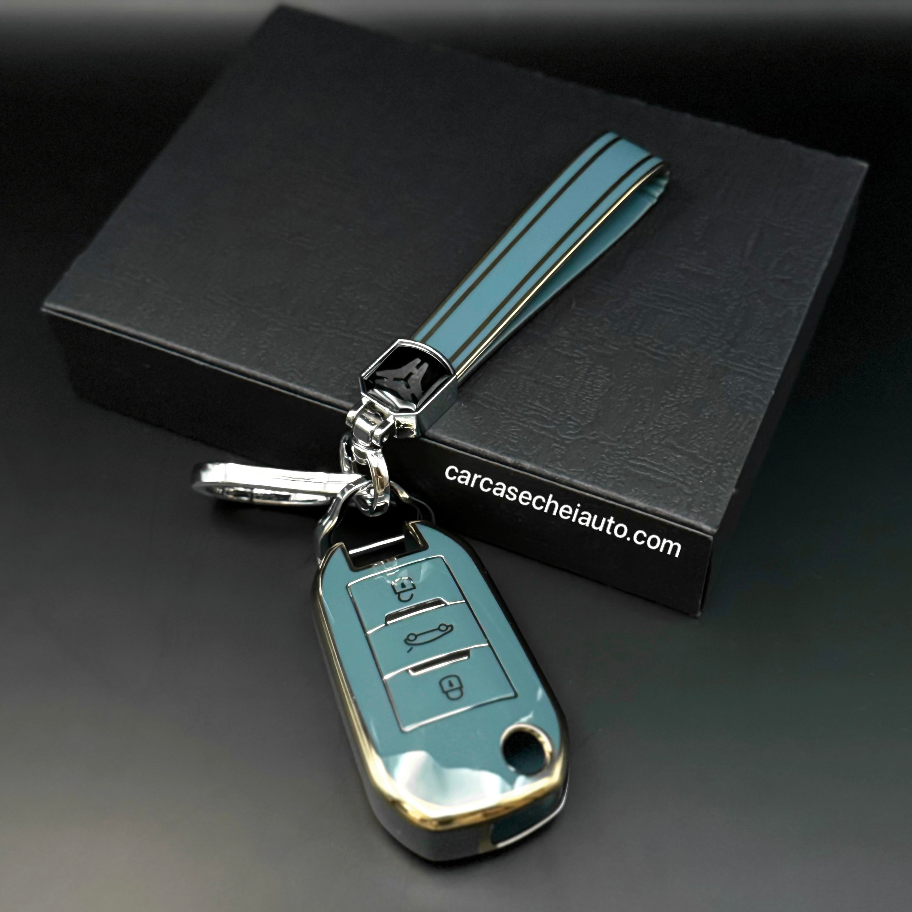 Husa Premium Cheie Peugeot, Citroen (OFERTA 1+1 GRATIS!!!)